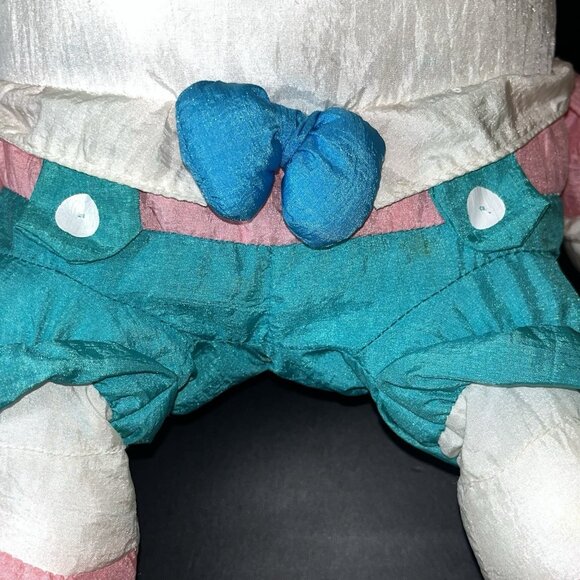 Department 56 Humpty Dumpty Egg Plush Parachute Stuffed STAINED & Paint Vintage - Picture 11 of 16